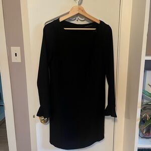 Banana Republic Classic Black Long Sleeve Dress